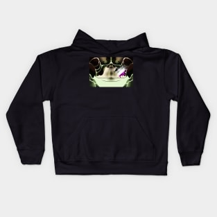 Asexual Sea Turtle Face Kids Hoodie